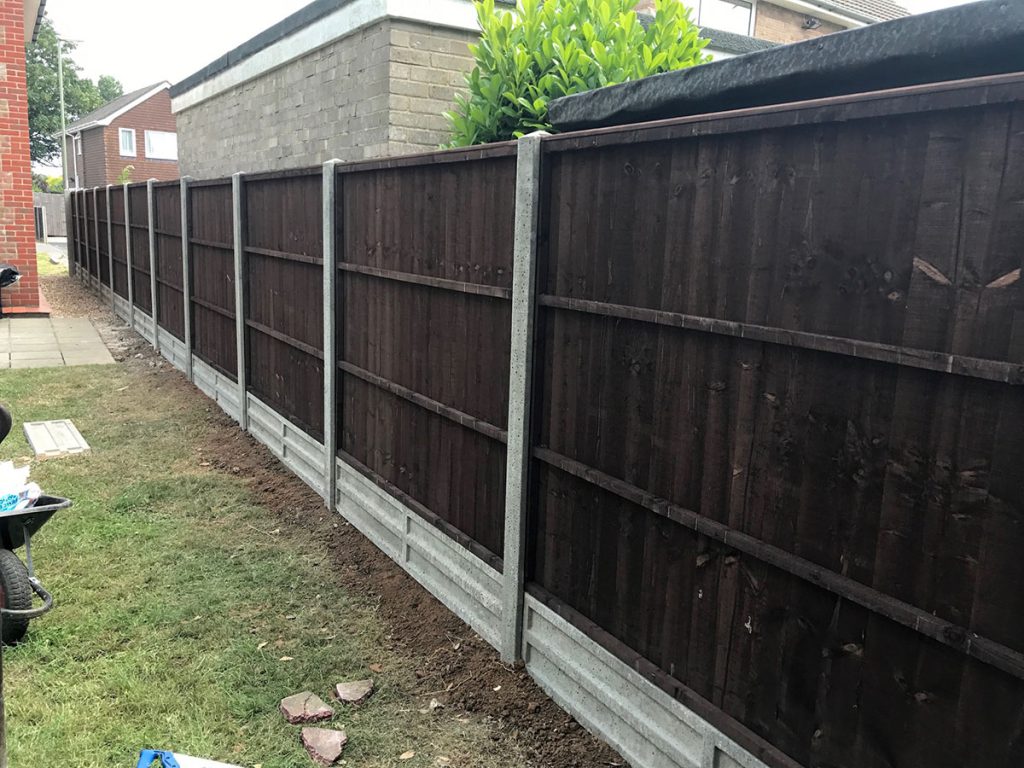 Close board fencing in Emsworth